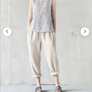 NotPERFECTLINEN Loose Linen Athens Pants